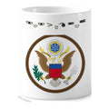 United States National Emblem Toothbrush Mug Cup Cartoon Lovely Pen Holder