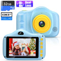 Auto Beyond Kids Digital Camera, Birthday Gifts for Girls Age 3-9, HD Digital Cameras , Girl Gift Camera with 32GB SD Card - Blue