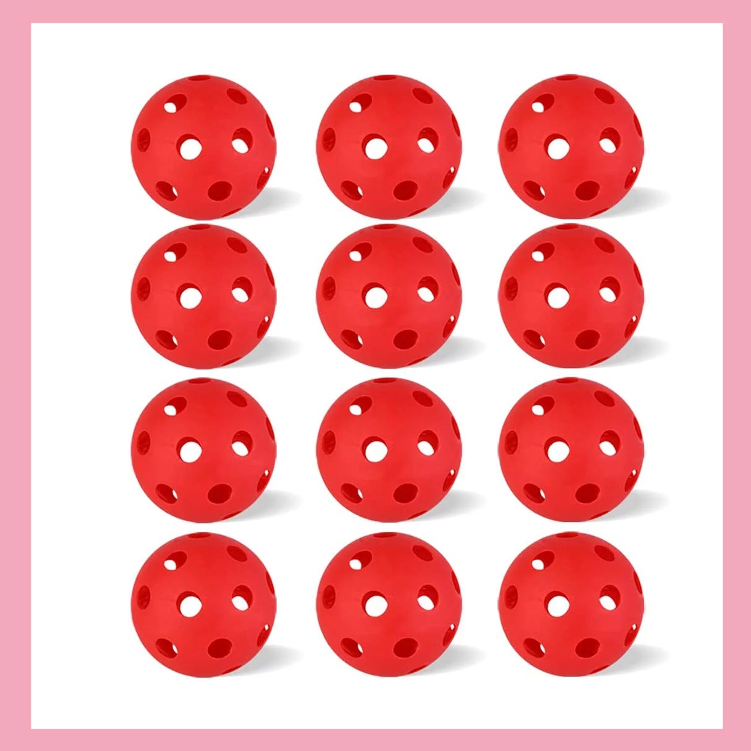 12-Pack Baseballs Practice Balls Softball Training Mini Ball