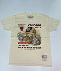 Mitchell 7 Ness NBA Triple Rings Tee - Bulls