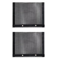 HIC Roasting Reusable Non-Stick BBQ Grilling Mesh Bag with Double-Snap Closure, Set of 2, 12 x 9.5-Inch