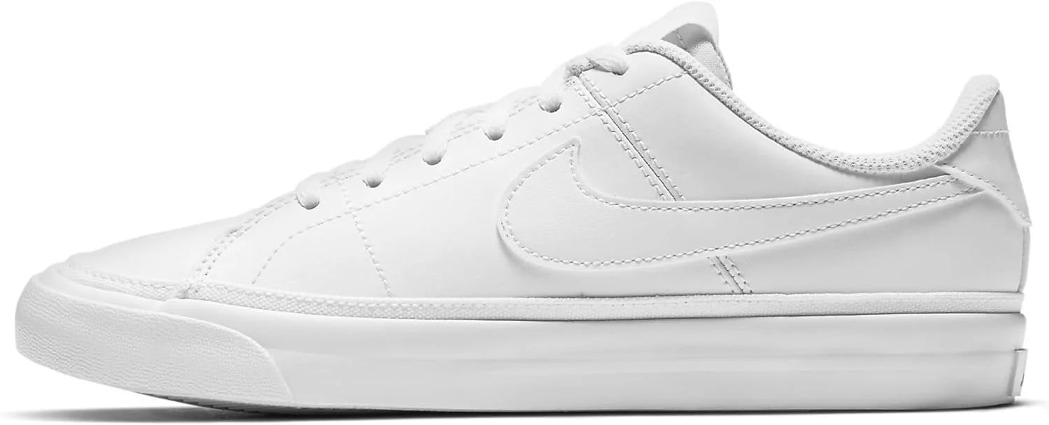 Nike Court Legacy Boys Casual Classic Shoe DA5381-104 White/White, Size 2