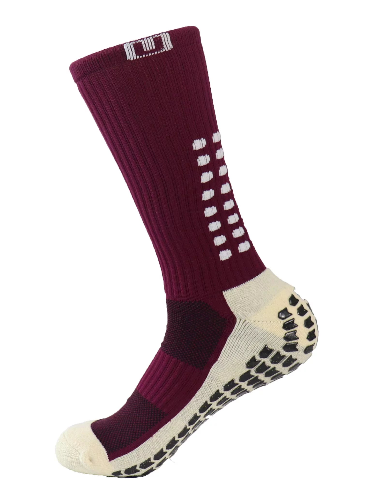 Unisex Anti Slip Sports Thicken Cushion Soccer Socks Non Skid Grippy Traction for Football Basketball Sports