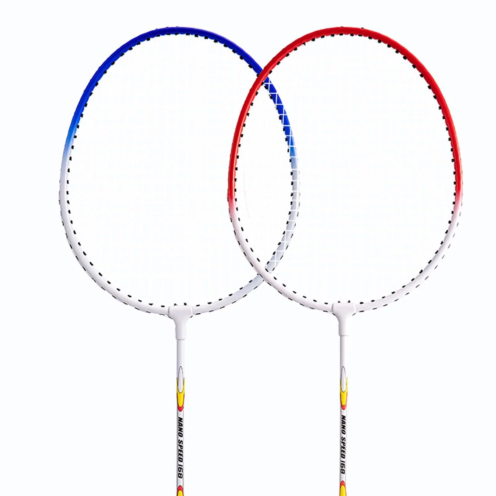 2Pcs Badminton Racket Set Lightweight Professional Durable Badminton Equipment for Adults and Teenagers Playing Backyard Game 3xShuttlecock 1xBag