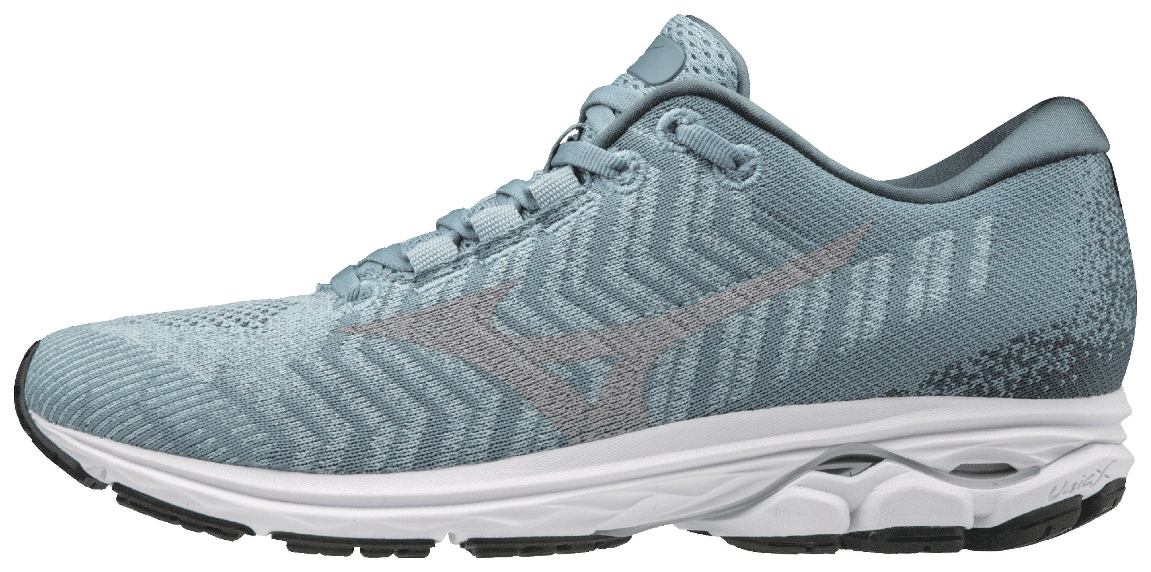 Mizuno Women's Rider Waveknit? 3 Running Shoe, Size 8, Blue Fog-Vapor Bl (Bfvb)