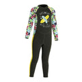 2.5mm Neoprene Wetsuit for Kids Comfortable Diving Back Zip Surfing Suit with Long Strap Warm Swimsuit Bathing Suit - XL