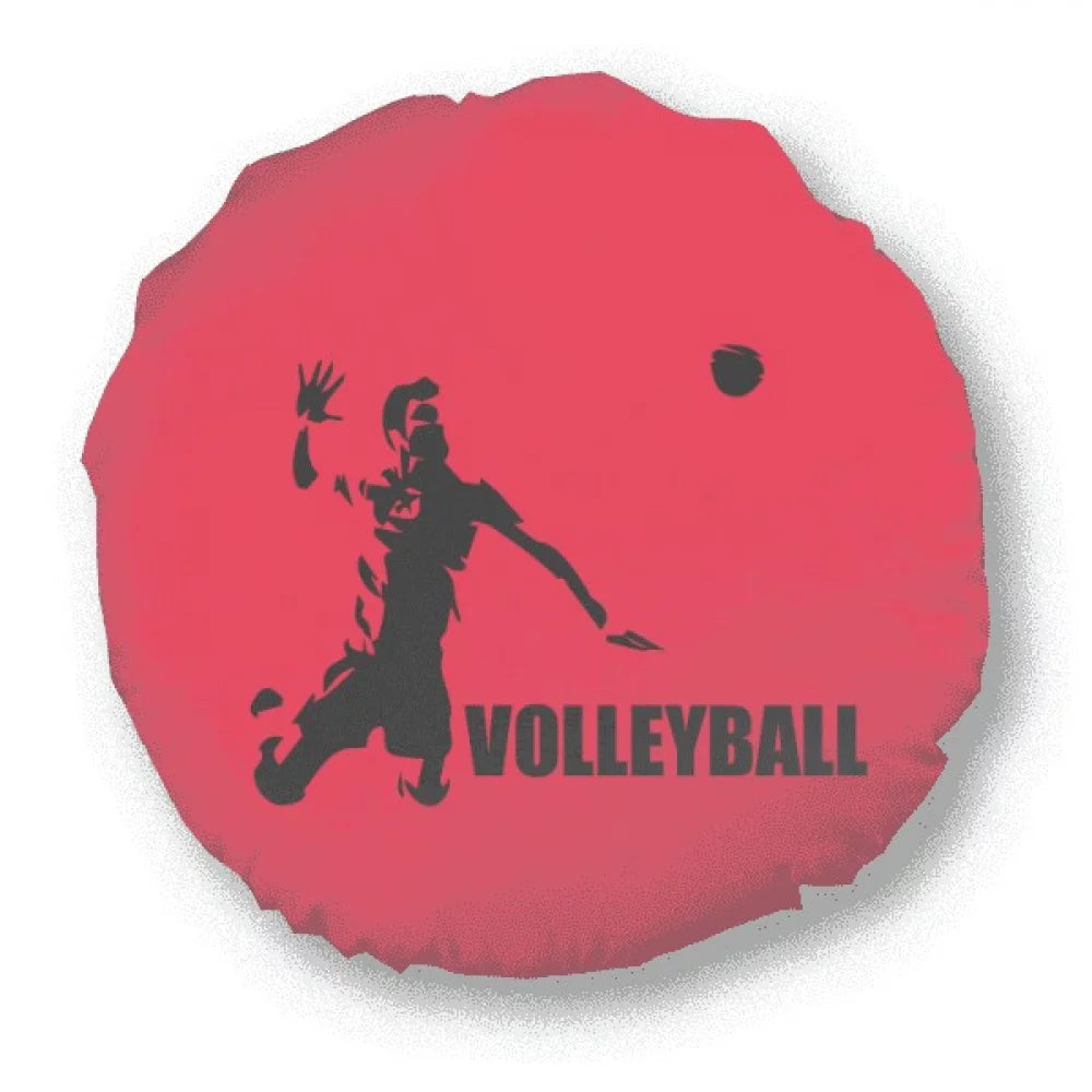 American Sports Volleyball Round Throw Pillow Home Decoration Cushion
