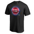 Men's Fanatics Branded Black Detroit Pistons Midnight Mascot T-Shirt