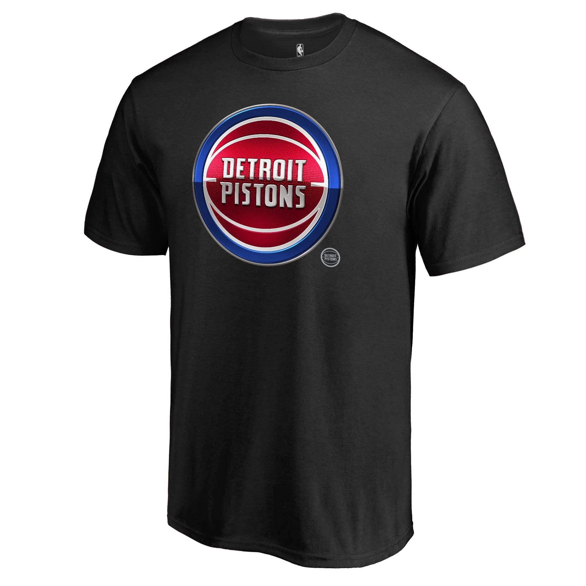 Men's Fanatics Branded Black Detroit Pistons Midnight Mascot T-Shirt