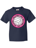 Inktastic Volleyball Girl Youth T-Shirt