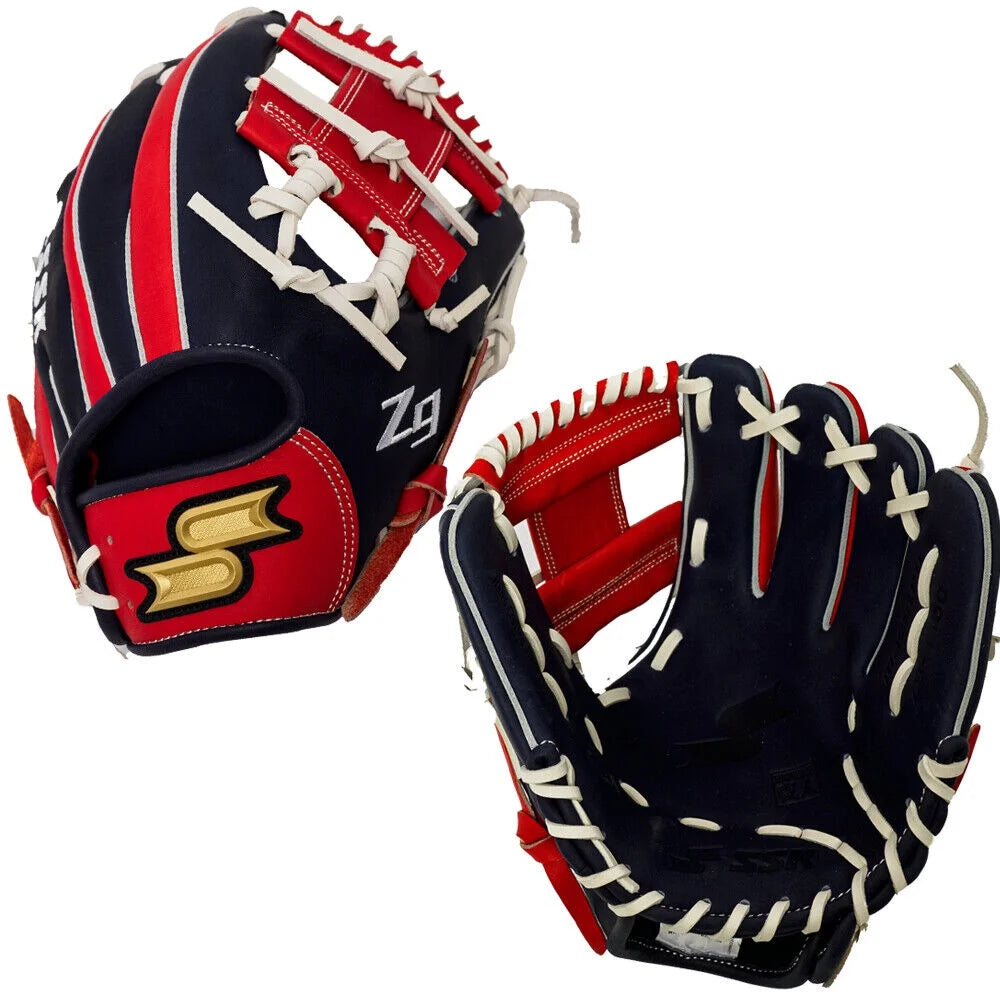 SSK Z9 Maestro 11.5 Infield Baseball Glove Z9-1150NVYREDWHT1
