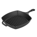 Lodge L8SGP3 Square Cast Iron Grill Pan, 10.5, Each