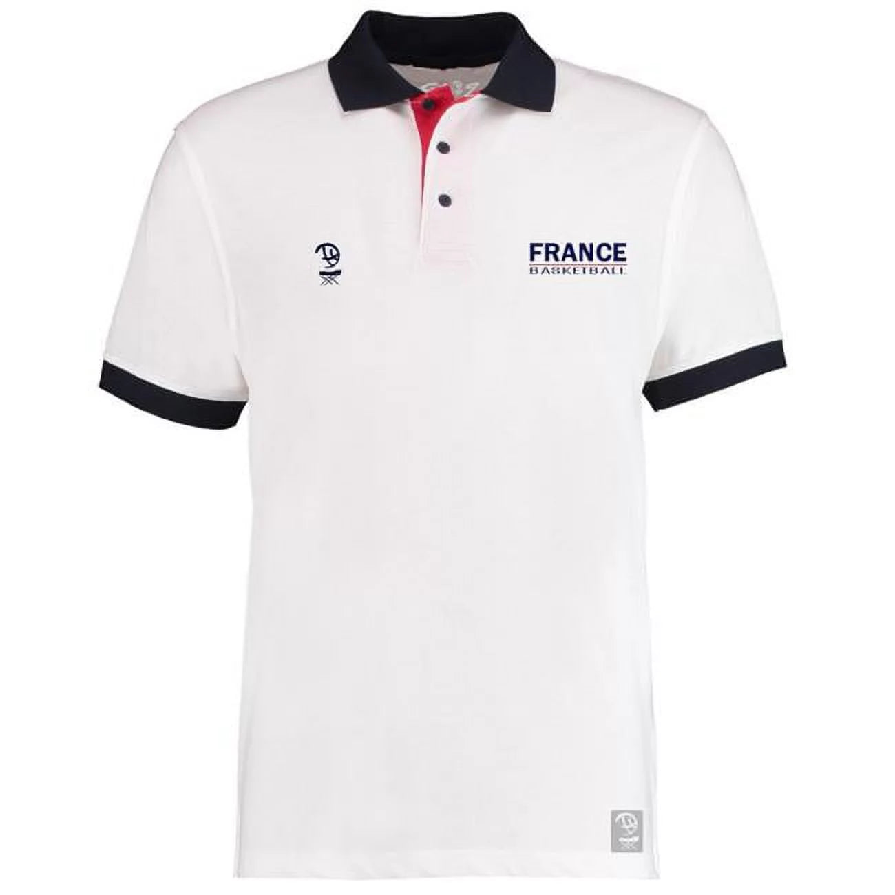 Supportershop SUP1362 France Basketball T-Shirt, White - Large
