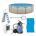 Aquarian Khaki Venetian 18ft x 52in Above Ground Swimming Pool Package