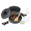 TOMSHOO Kitchenware set,Cookware Mess Kit 10pcs Cookware Mess Cookset Outdoor Equipment Mess Kit Cookset Outdoor Equipment Pot Pot Kit Cookset Outdoor Equipment Pot Pan