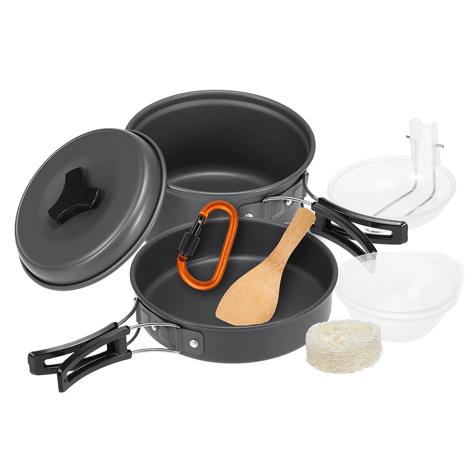 TOMSHOO Kitchenware set,Cookware Mess Kit 10pcs Cookware Mess Cookset Outdoor Equipment Mess Kit Cookset Outdoor Equipment Pot Pot Kit Cookset Outdoor Equipment Pot Pan