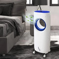Evaporative Portable Air Tower Fan With Ice Packs. Pet & Child Friendly. 3 Speeds, Low Noise, Bladeless Design And