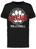 Cougars, Volleyball T-Shirt Men -Image by Shutterstock, Male Medium
