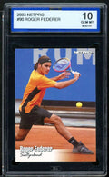 Roger Federer Rookie Card 2003 Netpro #90