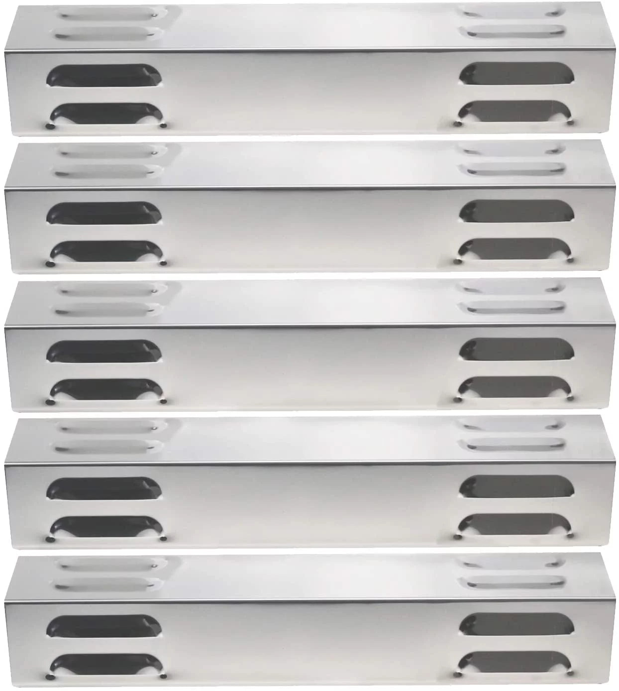Hisencn Heat Plate for Dyna Glo Grill Replacement, 105-13003 Part for Dyna-Glo 5 Burner Dge 530/486 Series DGB390SNP-D, DGB390GNP-D Gas Grill Models, 5Pack Top