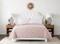 St. James Home Honeycomb Down Alternative Bed Blanket, Pink, Full/Queen