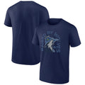 Men's Athletic Navy Minnesota Timberwolves Bounce Pass Cotton T-Shirt
