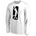 Men's Fanatics Branded White NBA G League Primary Logo Long Sleeve T-Shirt