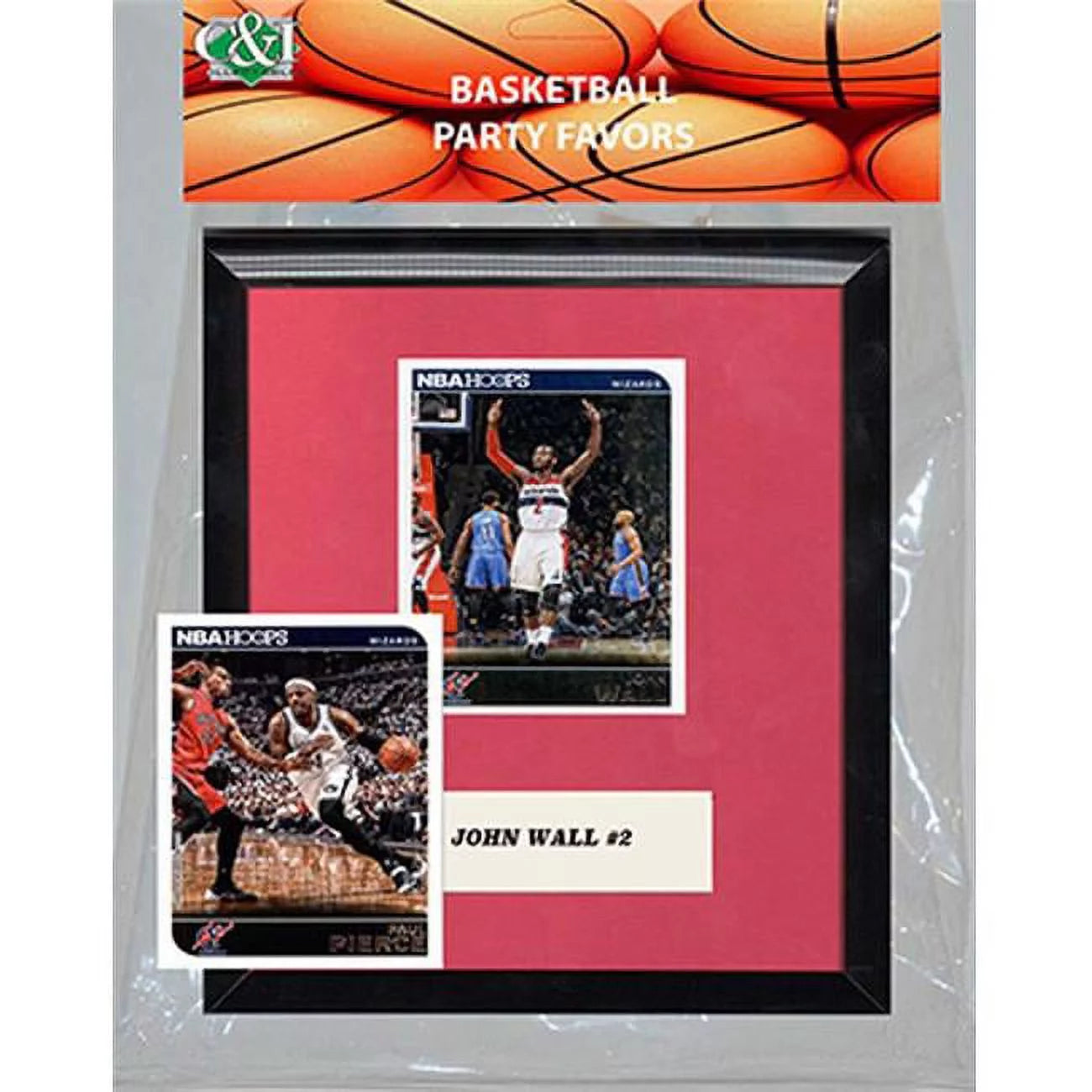 Candlcollectables  NBA Washington Wizards Party Favor With 6 x 7 Mat and Frame