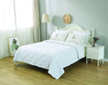 St. James Home Soft Cover Nano Feather Filled Blanket, White, King