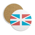 United Kingdom Flag Retro Style Coaster Cup Mug Tabletop Protection Absorbent Stone