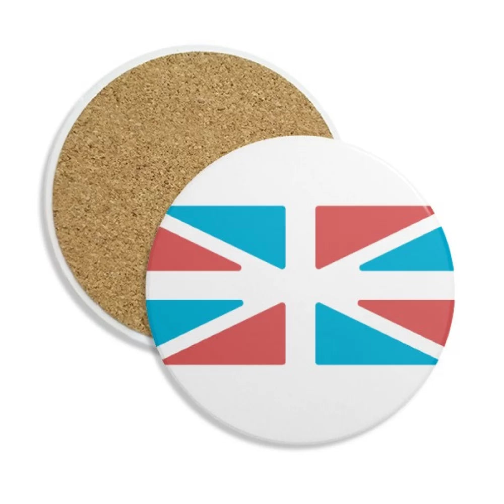 United Kingdom Flag Retro Style Coaster Cup Mug Tabletop Protection Absorbent Stone