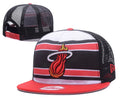 Miami-heat Basketball Cap Pro League Hat Adjustable Flat Cap