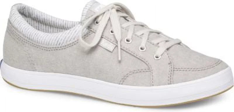 Keds Center Women 6 Gray Chambray
